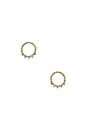 view 2 of 3 Open Circle Earring in 14K Yellow Gold