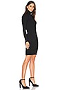 view 2 of 3 VESTIDO JERSEY CUELLO ALTO in Black