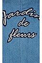 view 7 of 7 BLOUSON BOMBER BRODÉ JARDIN DE FLEURS in Blue