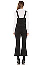 view 3 of 3 OVERALLS RECORTADO ZIP FRONT in Black