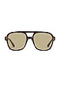 view 1 of 2 Whirlpool Sunglasses in Dark Tort & Khaki Tint