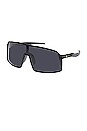 view 2 of 2 Gemini Sunglasses in Matte Black & Smoke Mono