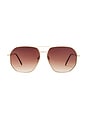 view 1 of 3 Corvus Sunglasses in Gold & Dark Tort