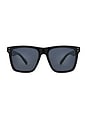 view 1 of 3 Kraz Sunglasses in Black & Smoke Mono Polarized