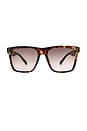 view 1 of 3 Kraz Sunglasses in Rose Tortoise & Rose Brown Gradient