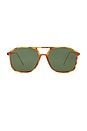 view 1 of 3 Cusp Sunglasses in Vintage Tortoise Gold & Khaki Mono