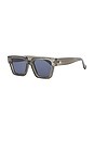 view 2 of 3 Transit Sunglasses in Steel & Smoke Mono