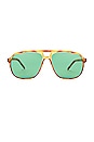 view 1 of 3 LUNETTES DE SOLEIL in Vintage Tort & Khaki Tint