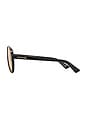 view 3 of 3 LUNETTES DE SOLEIL SKYVEIL  in Black & Amber Tint