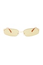 view 1 of 3 Helix Sunglasses in Bright Gold