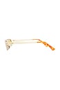 view 3 of 3 Helix Sunglasses in Bright Gold