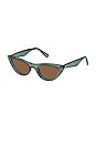 view 2 of 2 Dualism in Emerald & Brown Mono