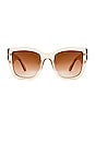 view 1 of 3 Haedus Sunglasses in Sand & Brown Grad