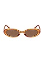 view 1 of 2 FORNAX 선글라스 in Vintage Tort