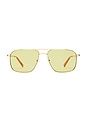 view 1 of 3 Equator Sunglasses in Gold & Vintage Tort