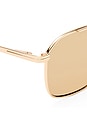 view 3 of 3 GAFAS DE SOL in Gold & Tan