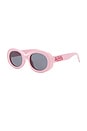 view 2 of 3 x Von Dutch Dazed Sunglasses in Pink Crush & Smoke Tint