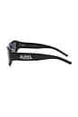 view 3 of 3 x Von Dutch Blackout Sunglasses in Black & Smoke Mono