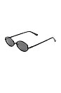 view 2 of 3 СОЛНЦЕЗАЩИТНЫЕ ОЧКИ OBJECTIVE in Black & Smoke Mono