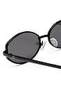 view 3 of 3 СОЛНЦЕЗАЩИТНЫЕ ОЧКИ OBJECTIVE in Black & Smoke Mono