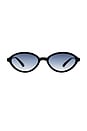 view 1 of 3 LUNETTES DE SOLEIL PYXIS in Black & Smoke Gradient
