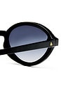 view 3 of 3 LUNETTES DE SOLEIL PYXIS in Black & Smoke Gradient