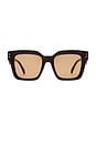 view 1 of 3 GAFAS DE SOL MAGNITUDE in Chocolate & Brown Mono