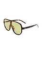view 2 of 3 GAFAS DE SOL HYDRUS in Dark Tort & Sage Tint