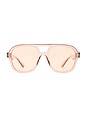 view 1 of 3 LUNETTES DE SOLEIL WHIRLPOOL in Sand & Peach Tint