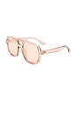 view 2 of 3 LUNETTES DE SOLEIL WHIRLPOOL in Sand & Peach Tint