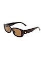 view 2 of 3 Ceres Sunglasses in Chocolate & Brown Mono