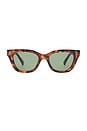 view 1 of 2 LUNETTES DE SOLEIL NIGHTGLOW in Dark Tort & Khaki Mono