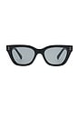 view 1 of 2 LUNETTES DE SOLEIL NIGHTGLOW in Black & Smoke Mono