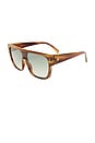 view 2 of 2 LUNETTES DE SOLEIL STARWAKE in Chocolate Haze & Khaki Gradient