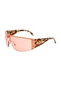 view 2 of 2 X Von Dutch Rumour Sunglasses in Gold & Camo