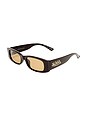 view 2 of 7 X Von Dutch Innocence Sunglasses in Chocolate