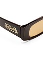 view 3 of 7 X Von Dutch Innocence Sunglasses in Chocolate