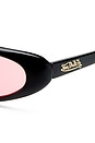 view 3 of 7 X Von Dutch Poison Sunglasses in Black