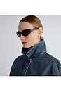 view 8 of 7 Nimbus Sunglass in Black