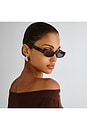 view 8 of 7 Caellum Sunglass in Dark Tort