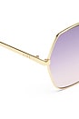view 3 of 5 GAFAS DE SOL CELESTINE in Gold & Cookie Tort