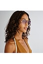 view 5 of 5 GAFAS DE SOL CELESTINE in Gold & Cookie Tort