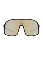view 1 of 3 Blazars Sunglasses in Matte Black & Gold Mirror