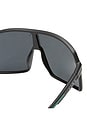 view 3 of 3 Blazars Sunglasses in Matte Black & Gold Mirror