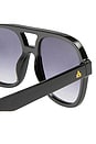 view 3 of 3 Whirlpool Sunglasses in Black & Smoke Gradient