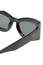 view 3 of 3 Electra Sunglasses in Black & Smoke Mono