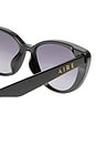 view 3 of 3 Amalthea Sunglasses in Black & Warm Smoke Gradient