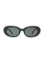 view 1 of 3 Epsilon Sunglasses in Black & Smoke Mono