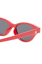 view 3 of 3 Cybeles Sunglasses in Scarlet & Smoke Mono