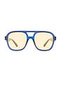 view 1 of 3 Whirlpool Sunglasses in Navy & Golden Tint